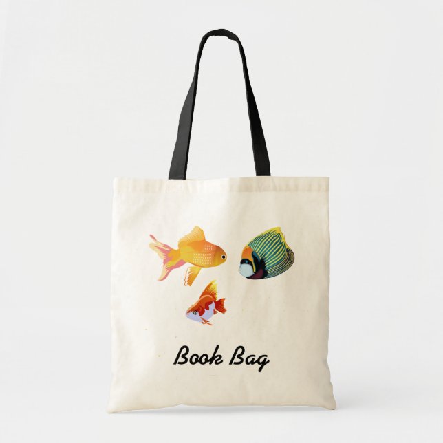 Bolsa de libros Tropical Koi (Frente)