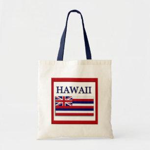 Bolsa de lienzo de diseño de bandera hawaiana