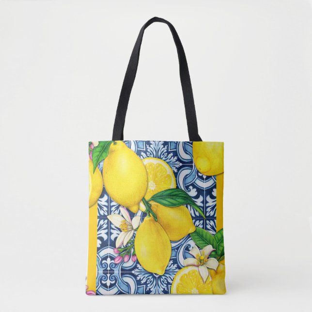 Bolsa de limón capri de tote (Anverso)