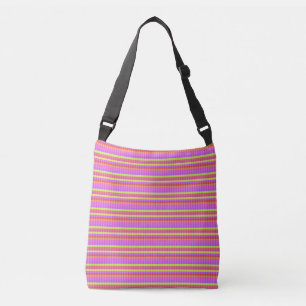 Bolsa de líneas amarillas del Naranja rojo