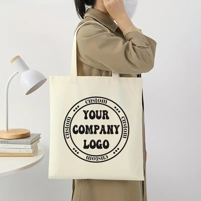 Bolsa de Logotipo Comercial Personalizado para Cli (personalized tote bag bulk, promotional tote bag, business tote bag, company logo tote,)