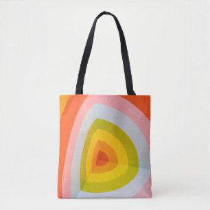 Bolsa de lona con arcos retro geniales