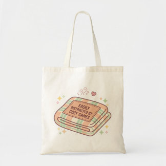 Bolsa de lona con estampado de juegos acogedores q