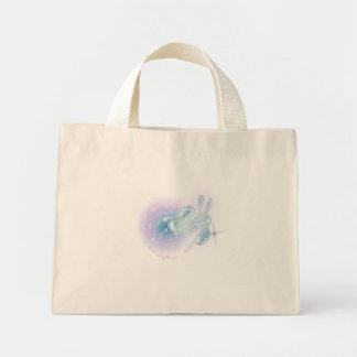 Bolsa de lona de conejo con globo pastel adorable