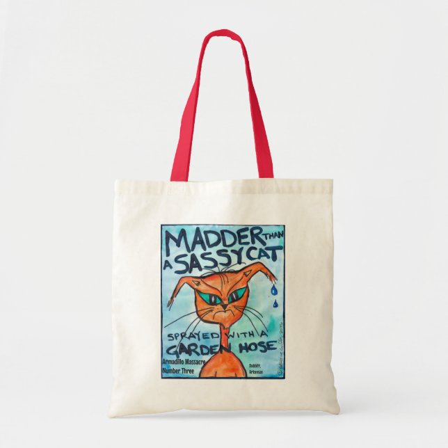Bolsa de lona de gato descarado (Frente)