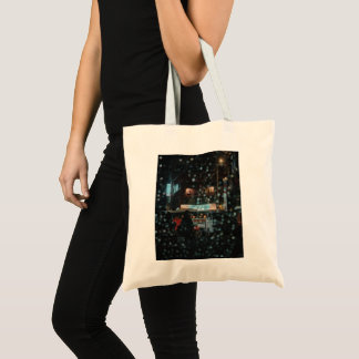 Bolsa de lona de Jeju City Noche Lluviosa Corea de