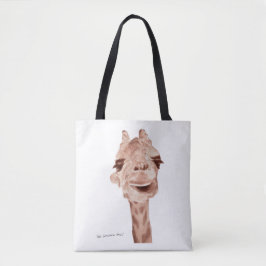 Bolsa de lona de jirafa