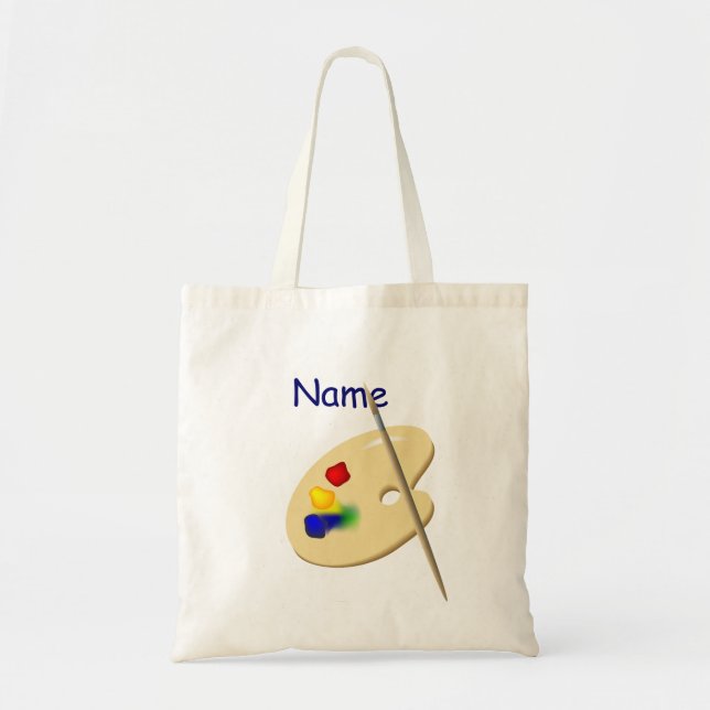 Bolsa de lona de paleta de artista infantil (Frente)