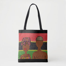 Bolsa de lona de Paz y Amor Africano