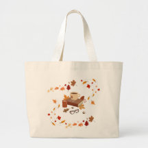 Bolsa de lona estética para amante de libros de ot