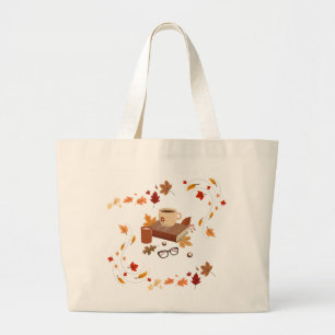 Bolsa de lona estética para amante de libros de ot