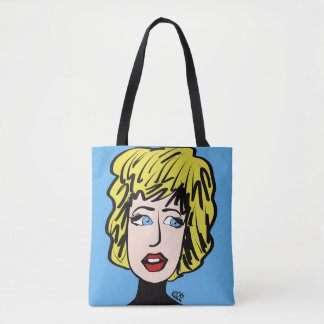 Bolsa de lona preocupada