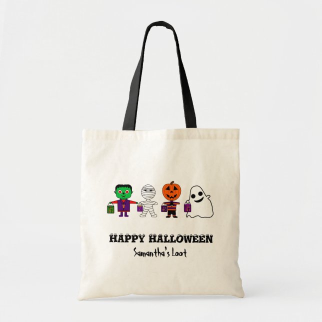 Bolsa de Loot Trick o Trick de Halloween (Frente)