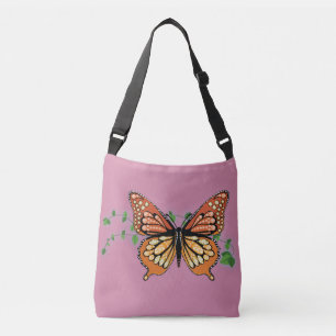Bolsa de maleta de Tote de diseño de mariposa mona