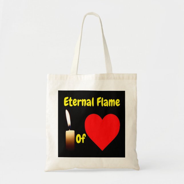 Bolsa de manga Llama eterna de amor (Frente)
