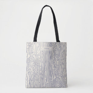 Bolsa de mano abstracta con estampado de grano de 