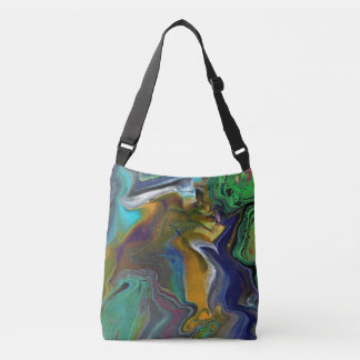 Bolsa de mano abstracta de 3 colores indecisos