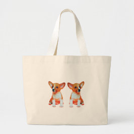 Bolsa de mano adorable para amantes de Corgi Galés
