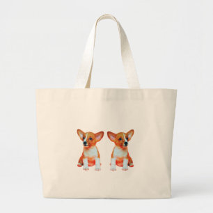Bolsa de mano adorable para amantes de Corgi Galés