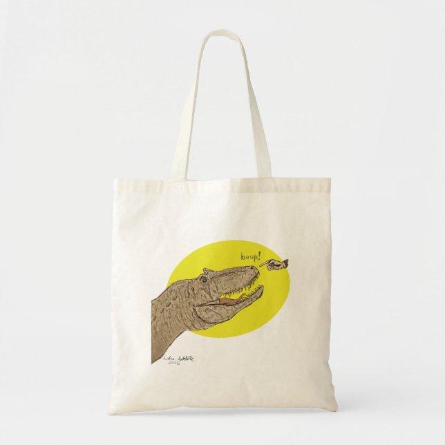Bolsa de mano Allosaurus Boop (Frente)