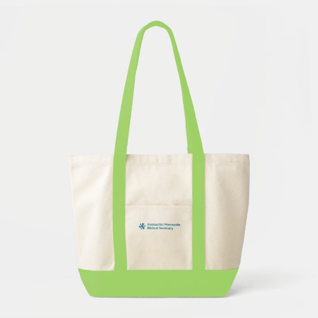 Bolsa de mano AMBS con ribete verde (Frente)