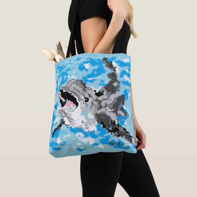 Bolsa de mano : Amor de un delfín (Detalle)