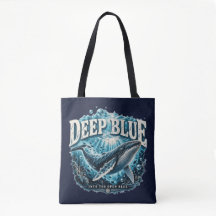 Bolsa de mano Aventura Oceánica Ballena AZUL PROFU