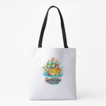 Bolsa de mano Barco del Tesoro Dorado | Riqueza y 