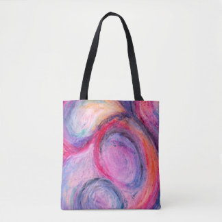 Bolsa de mano Bolsa de compras Diseño de arte abst