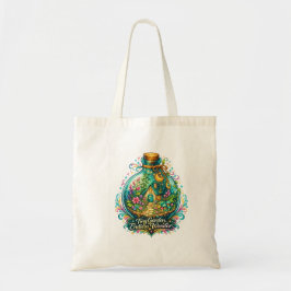 Bolsa de mano botánica de jardín de hadas capricho