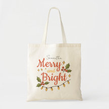 Bolsa de mano caprichosa de Navidad moderna