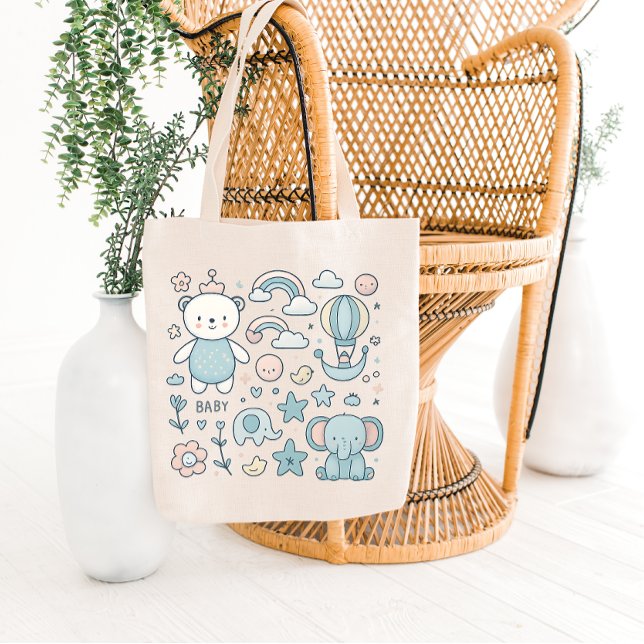 Bolsa de mano caprichosa para baby shower (Subido por el creador)