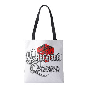 Bolsa de mano Chicana Queen Red Rose