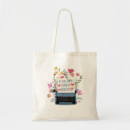 Bolsa de mano con cita de amor propio 