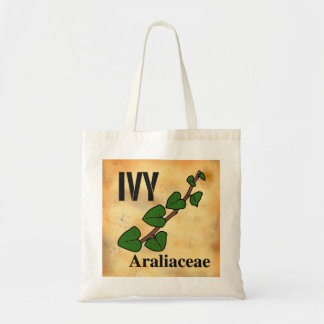 Bolsa de mano con diseño de hiedra en arte lineal