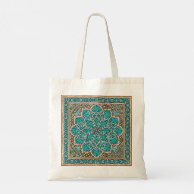 Bolsa de mano con diseño de patrón de estrella sag (Reverso)