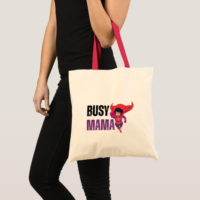 Bolsa de mano con diseño divertido para mamá (Anverso (producto))