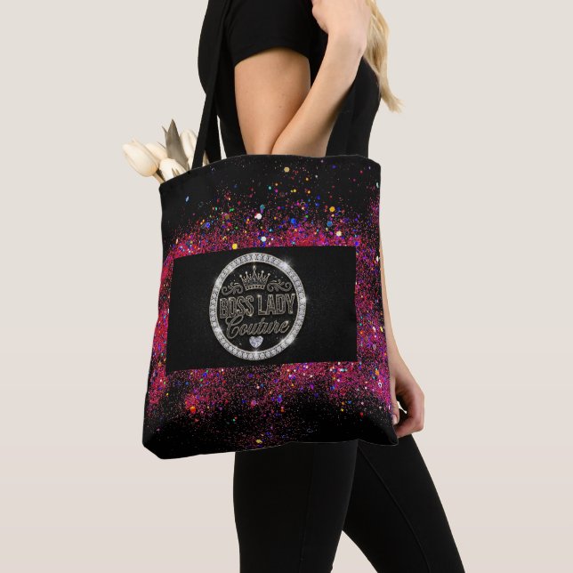 Bolsa de mano con estampado total Boss Lady Coutur (Detalle)