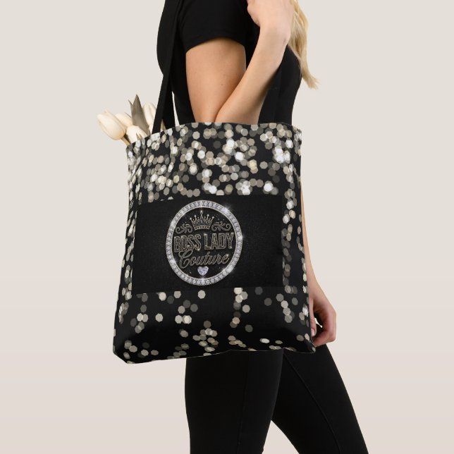 Bolsa de mano con estampado total Boss Lady Coutur (Detalle)