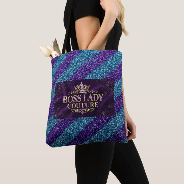 Bolsa de mano con estampado total Boss Lady Coutur (Detalle)