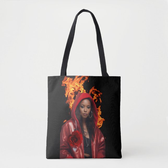 Bolsa de mano con estampado total de Jefa (Anverso)