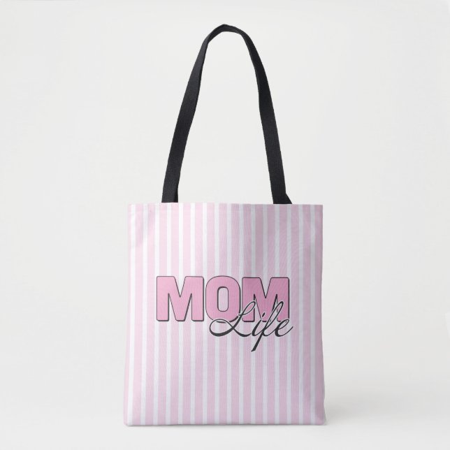 Bolsa de mano con estampado total MomLife (Anverso)