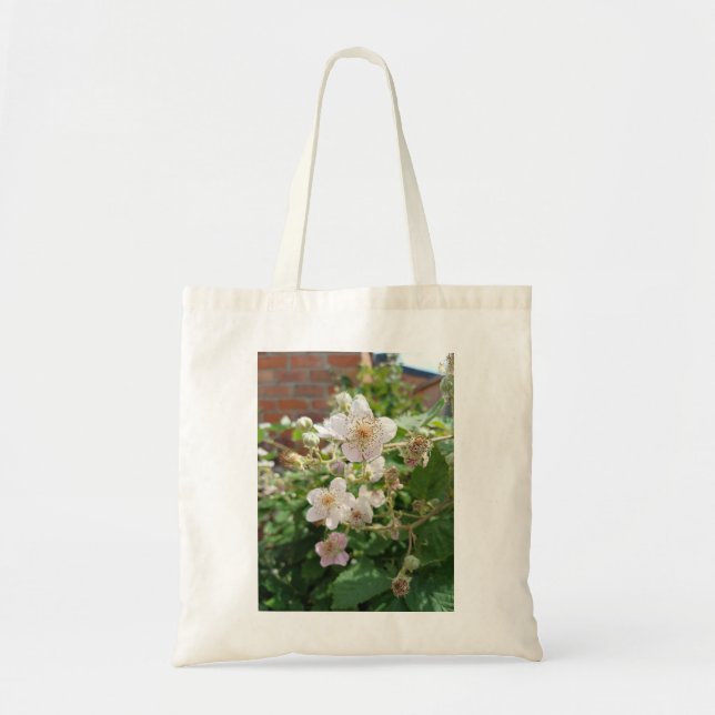 Bolsa de mano con flor de zarza (Frente)