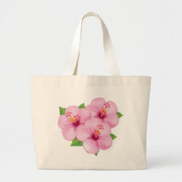Bolsa de mano con flores rosas
