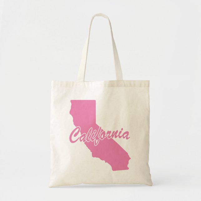 Bolsa de mano con forma del estado de California (Frente)