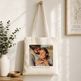 Bolsa de mano con foto de pareja | Recuerdo person