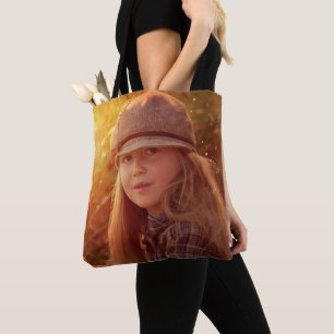 Bolsa de mano con foto personalizada, impresión to