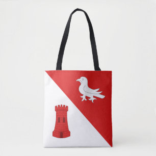 Bolsa de mano con insignia de la población del can