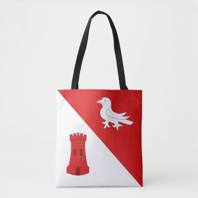 Bolsa de mano con insignia de la población del can (Anverso)