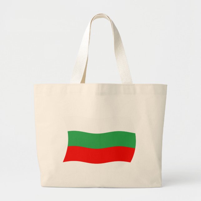 Bolsa de mano con la bandera de Bulgaria (Frente)
